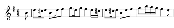 notated example